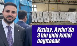 Kızılay,'dan 3 bin gıda kolisi