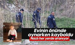 Evinin önünde oynarken kaybolan Nazlı her yerde aranıyor