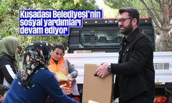 Kuşadası Belediyesi'nin sosyal yardımları devam ediyor