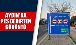 Aydın'da pes dedirten görüntü