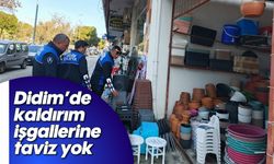 Didim'de kaldırım işgallerine taviz yok