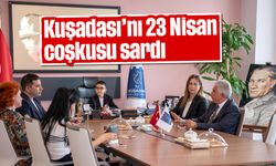 Kuşadası'nı 23 Nisan coşkusu sardı