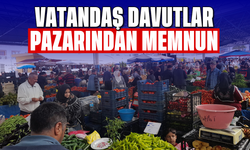 Vatandaş Davutlar pazarından memnun
