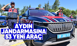 Aydın’da Jandarmasına 53 yeni araç