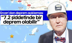 Ercan’dan deprem açıklaması; '7.2 şiddetinde bir deprem olabilir'