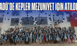 ADÜ'de kepler mezuniyet için atıldı