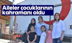 Aileler çocuklarının kahramanı oldu