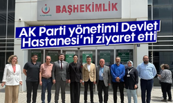 AK Parti yönetimi Devlet Hastanesi'ni ziyaret etti
