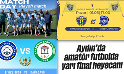 Aydın'da amatör futbolda yarı final heyecanı