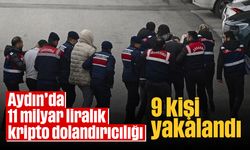 Aydın'da 11 milyar liralık kripto dolandırıcılığı: 9 kişi yakalandı
