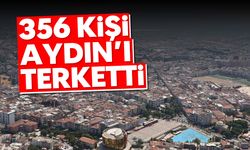 356 kişi Aydın'ı terk etti