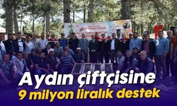 Aydın çiftçisine 9 milyon liralık destek
