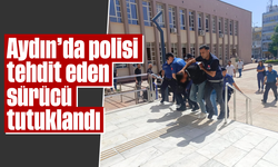 Aydın'da polisi tehdit eden sürücü tutuklandı