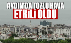 Aydın’da tozlu hava etkili oldu