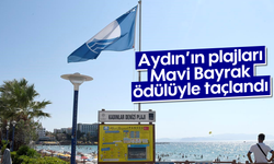 Aydın'ın plajları ''Mavi Bayrak'' ödülüyle taçlandı