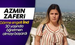 Azmin zaferi: Aydınlı 'İnci' 30 yaşında öğretmen olmayı başardı