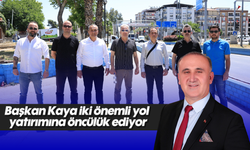 Başkan Kaya iki önemli yol yatırımına öncülük ediyor