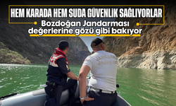 Hem karada hem suda güvenlik sağlıyorlar: Bozdoğan Jandarması değerlerine gözü gibi bakıyor