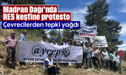 Madran Dağı’nda RES keşfine protesto: Çevrecilerden tepki yağdı
