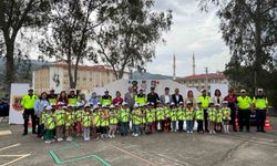 Çine’de Anaokulu öğrencilerine trafik eğitimi verildi
