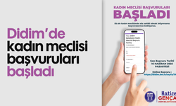 Didim'de kadın meclisi başvuruları başladı