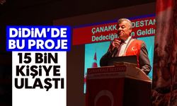 Didim'de bu proje 15 bin kişiye ulaştı