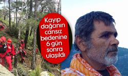 Kayıp dağcının cansız bedenine 6 gün sonra ulaşıldı