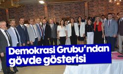 Demokrasi Grubu'ndan gövde gösterisi