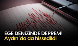 Ege Denizinde korkutan deprem: Aydın'da da hissedildi