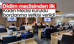 Didim meclisinden ilk; Kadın Meclisi kuruldu, borçlanma yetkisi verildi