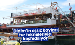 Didim’in eşsiz koyları tur tekneleriyle keşfediliyor