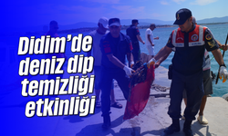 Didim’de deniz dip temizliği etkinliği