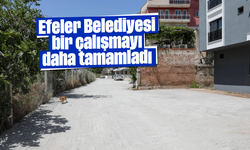 Efeler Belediyesi bir çalışmayı daha tamamladı