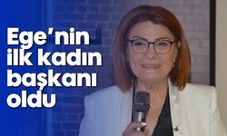 Ege'nin ilk kadın başkanı oldu