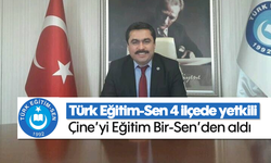 Türk Eğitim-Sen 4 ilçede yetkili, Çine'yi Eğitim Bir-Sen'den aldı