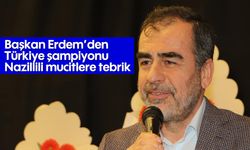 Başkan Erdem’den Türkiye şampiyonu Nazillili mucitlere tebrik