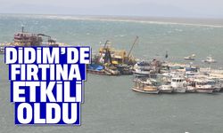 Didim’de fırtına etkili oldu