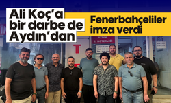 Ali Koç’a bir darbe de Aydın’dan: Fenerbahçeliler imza verdi