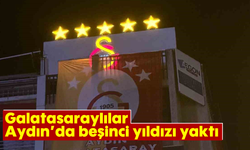 Galatasaraylılar, Aydın’da beşinci yıldızı yaktı