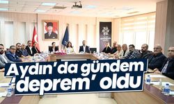 Aydın’da gündem ‘deprem’ oldu