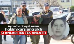 Aydın'da cinayet zanlısı hakim karşısına çıktı: O anları tek tek anlattı