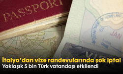 İtalya’dan vize randevularında şok iptal: Yaklaşık 5 bin Türk vatandaşı etkilendi