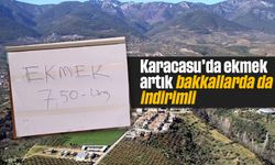 Karacasu'da ekmek artık bakkallarda da indirimli