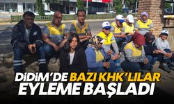 Didim Belediyesinde KHK’lılar eyleme başladı