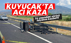 Kuyucak’ta motosiklet kazası: 76 yaşındaki sürücü hayatını kaybetti