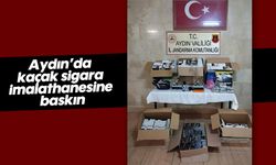 Aydın’da kaçak sigara imalathanesine baskın
