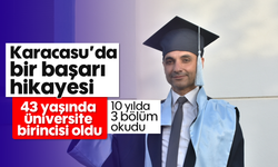 Karacasu'da bir başarı hikayesi: 43 yaşında üniversite birincisi oldu