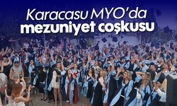 Karacasu MYO'da mezuniyet coşkusu