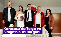 Karacasu'da Tolga ve Simge'nin mutlu günü