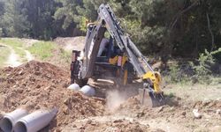 Karacasu’da yağmur suyu tahliye hattı güçleniyor